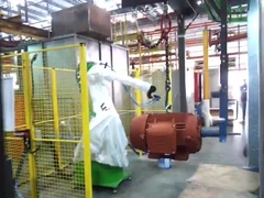 Ρομπότ βαφής GR650 που εφαρμόζεται στη βιομηχανία μηχανών μεταλλικών εξαρτημάτων