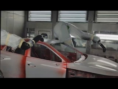 GR6150-2900 CMA ρομπότ βαφής που εργάζεται στην παραγωγή αυτοκινήτων με συγχρονισμένη λειτουργία